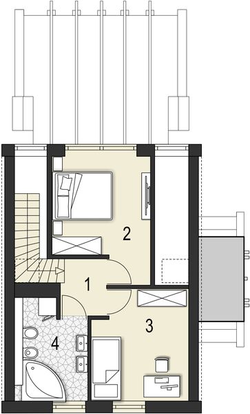 Poddasze projektu Delta