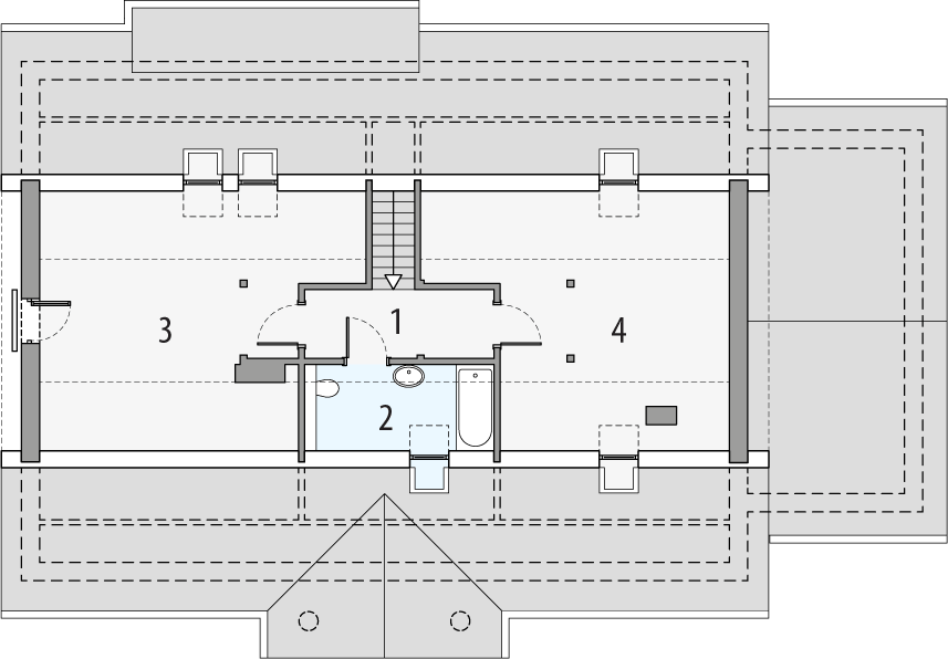 Poddasze projektu Sielanka 1a1g