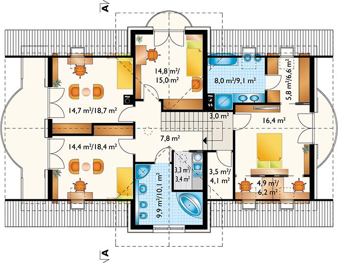 Poddasze projektu Modesta (1474)