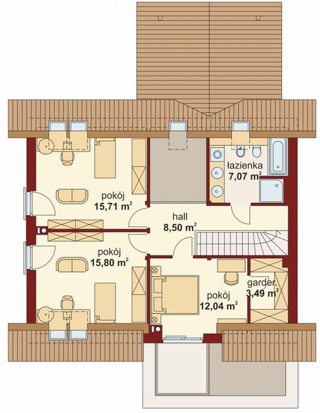 Poddasze projektu Bernard