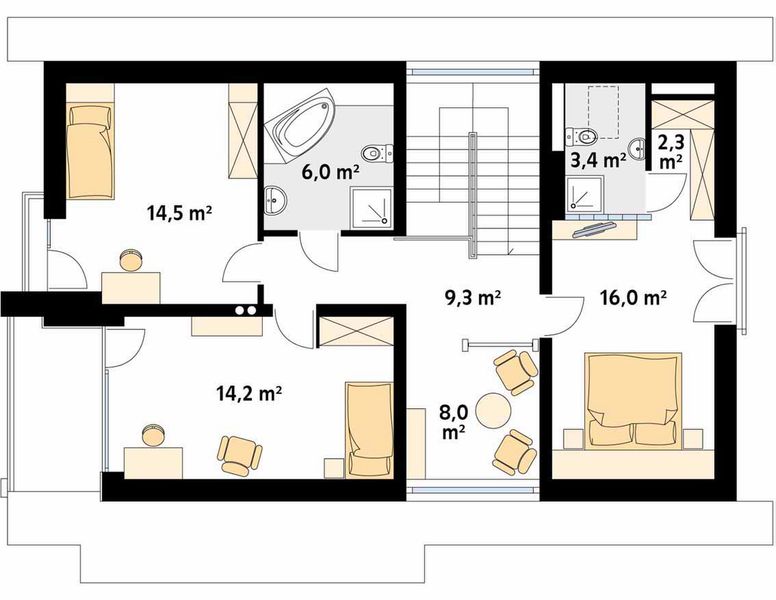 Poddasze projektu Amber