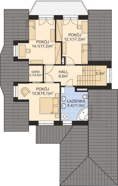 Poddasze projektu APS 178