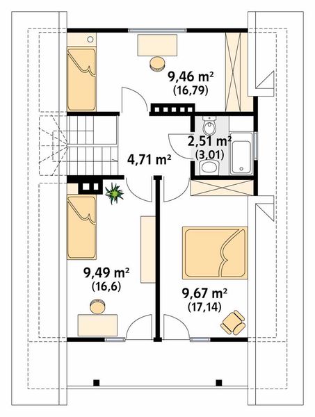 Poddasze projektu Takt 2