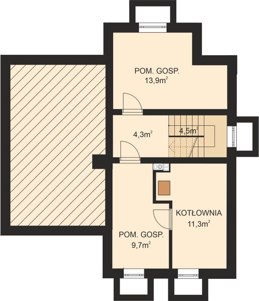 Piwnica projektu APS 004 NEW