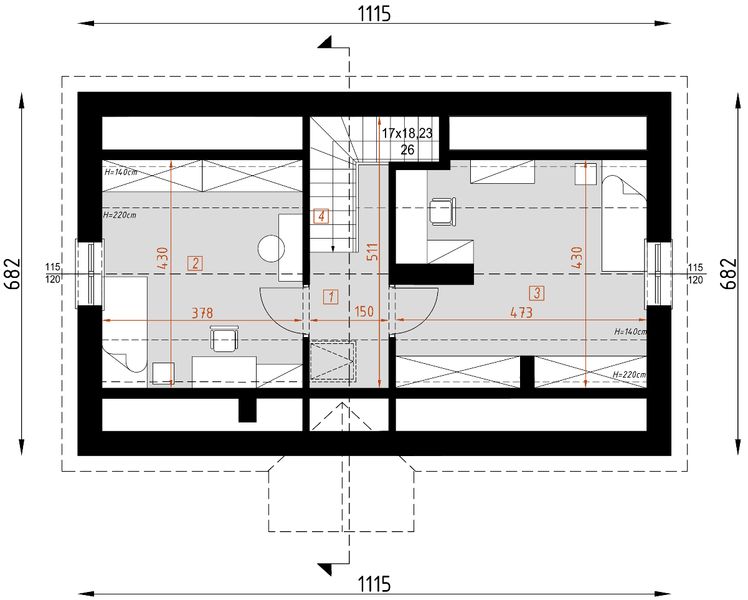 Poddasze projektu D80 - Filip