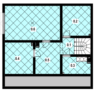 Piwnica projektu L-94 Dom szkolna murowany