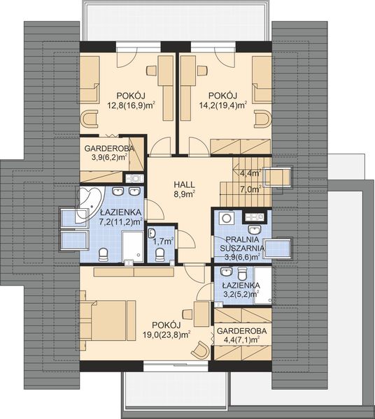 Poddasze projektu APS 268