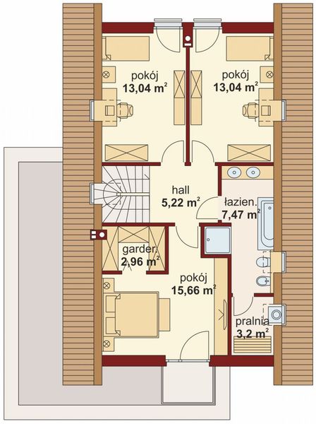 Poddasze projektu Ines PS