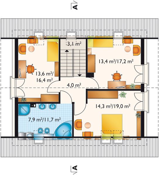 Poddasze projektu Pączek (1499)