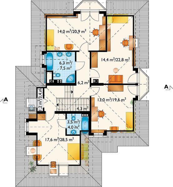 Poddasze projektu Hortensja Atu (1489)