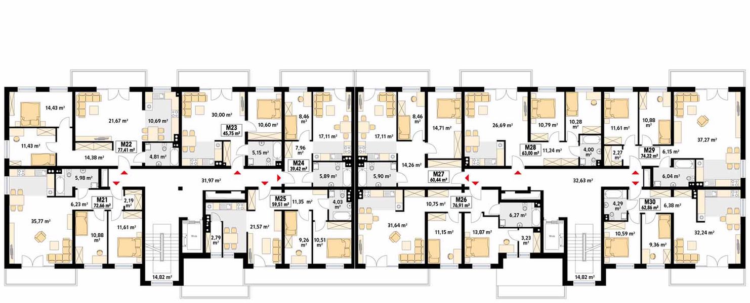 Piętro 2 projektu Spokojny