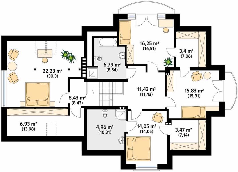 Poddasze projektu Bachus 9