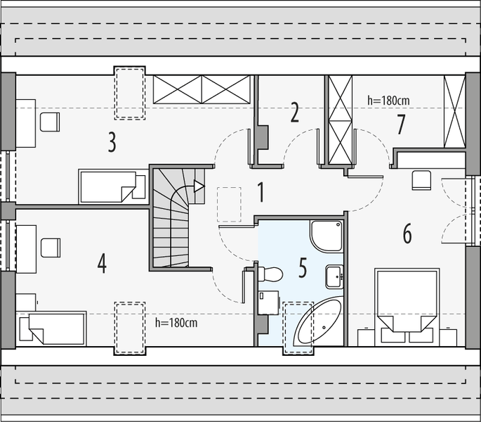 Poddasze projektu Robin a