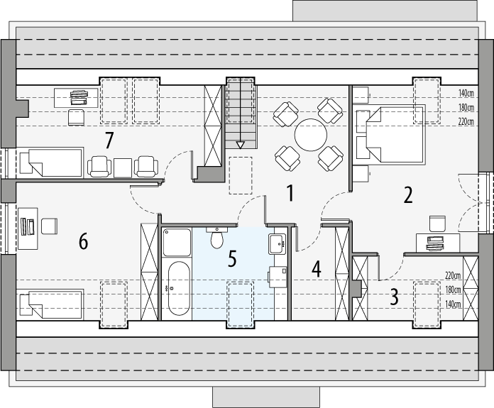Poddasze projektu Kevin a