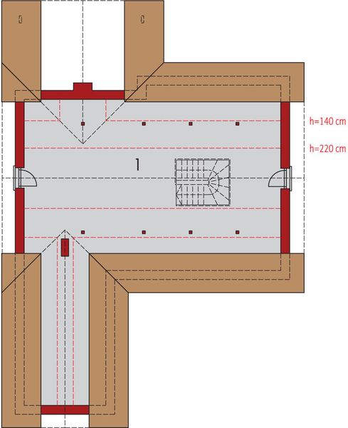 Poddasze projektu Simon G1