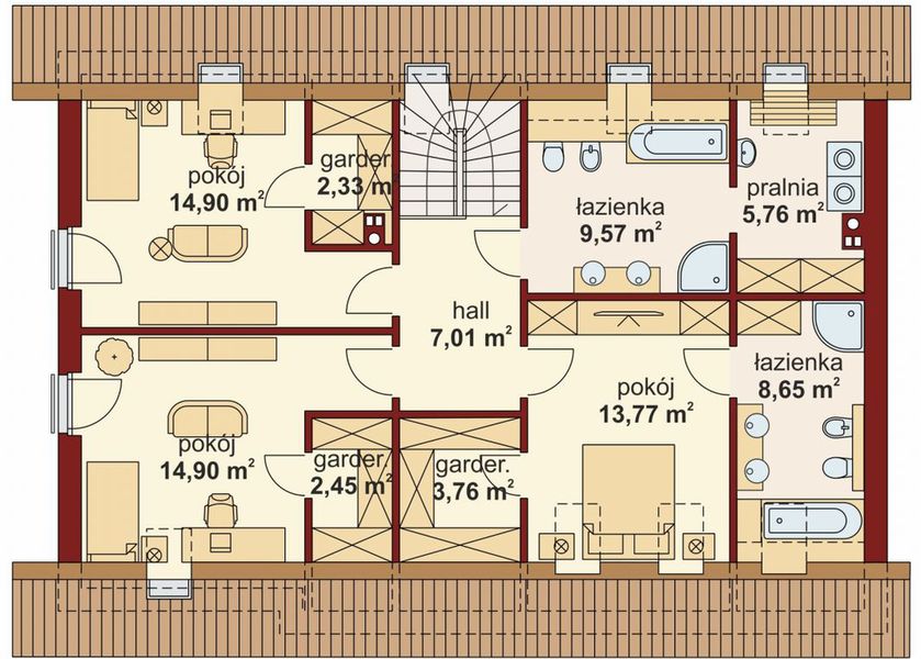 Poddasze projektu Gerard 2