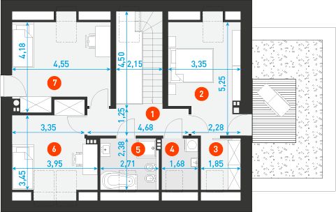 Poddasze projektu Atrakcyjny 2