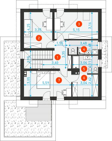 Poddasze projektu Praktyczny 2
