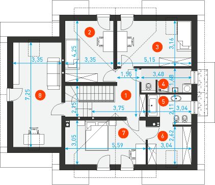 Poddasze projektu Praktyczny 3