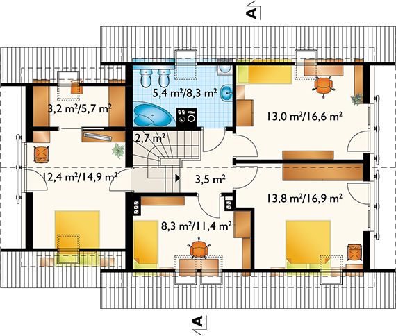 Poddasze projektu Malina Alfa (1523)