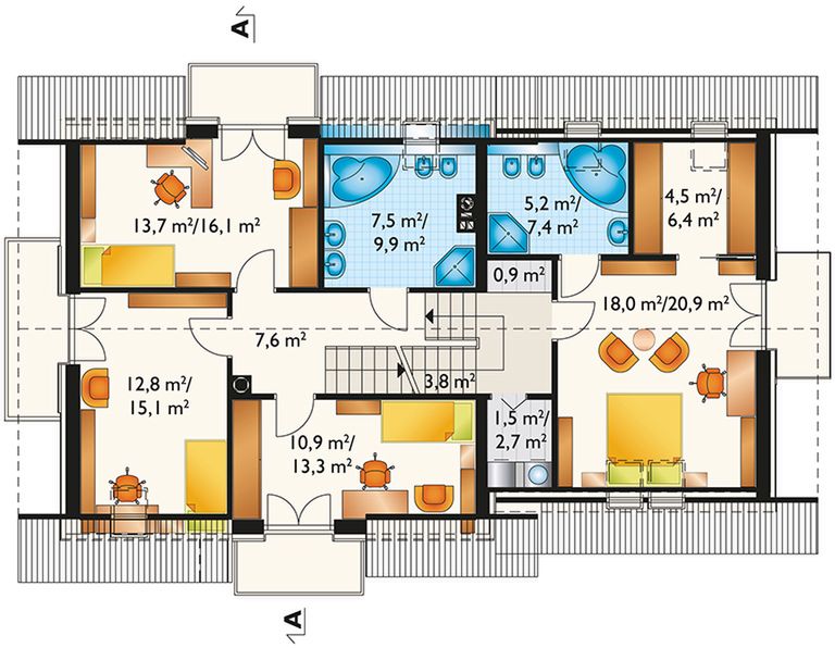 Poddasze projektu Axel Atu (1520)