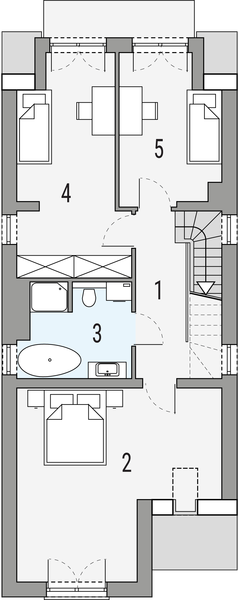 Piętro 1 projektu Erwin