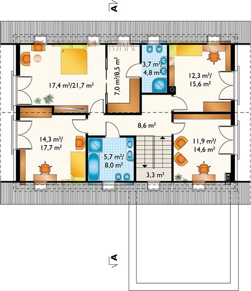 Poddasze projektu Zenon Rex (1530)