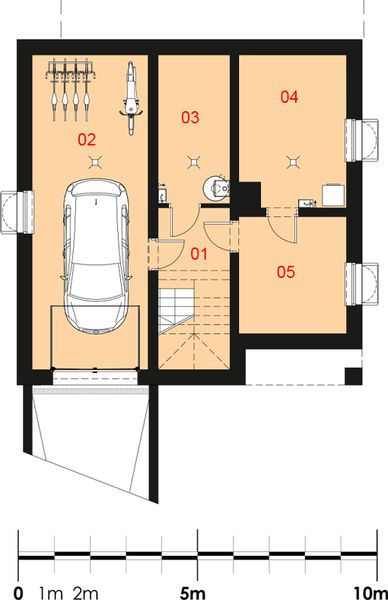 Piwnica projektu Carus I PG1