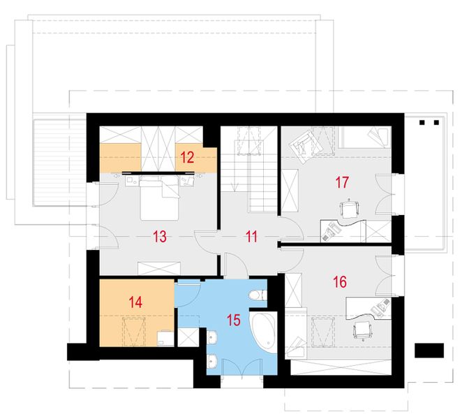 Poddasze projektu Serenus I G2