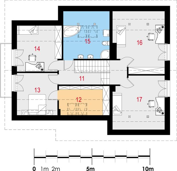 Poddasze projektu Acceptus II G1