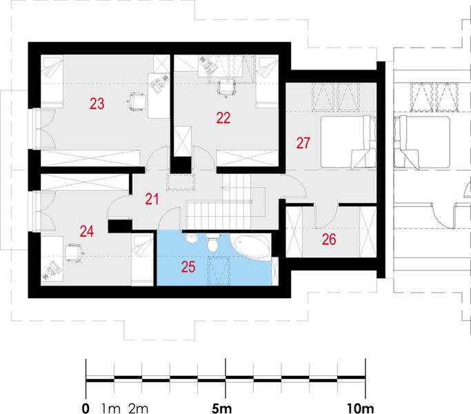 Poddasze projektu Duplicatus I PG1