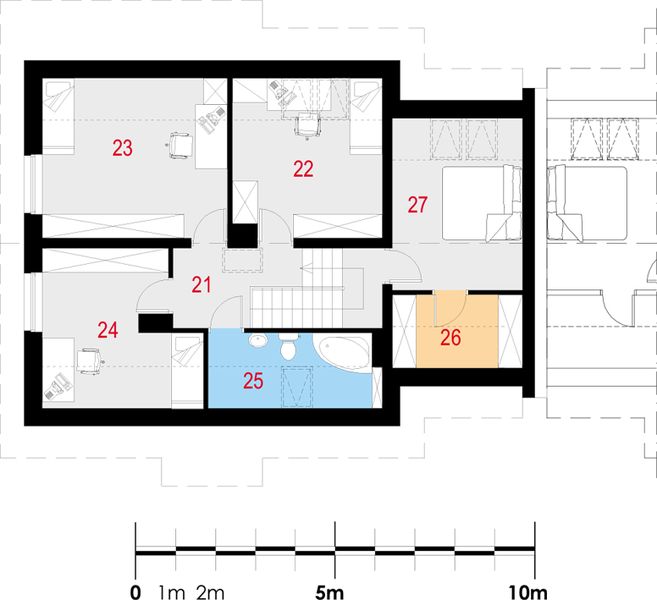 Poddasze projektu Duplicatus II PG1