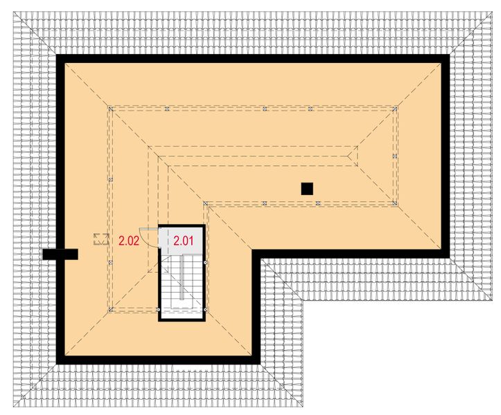 Poddasze projektu Magnus I PG2