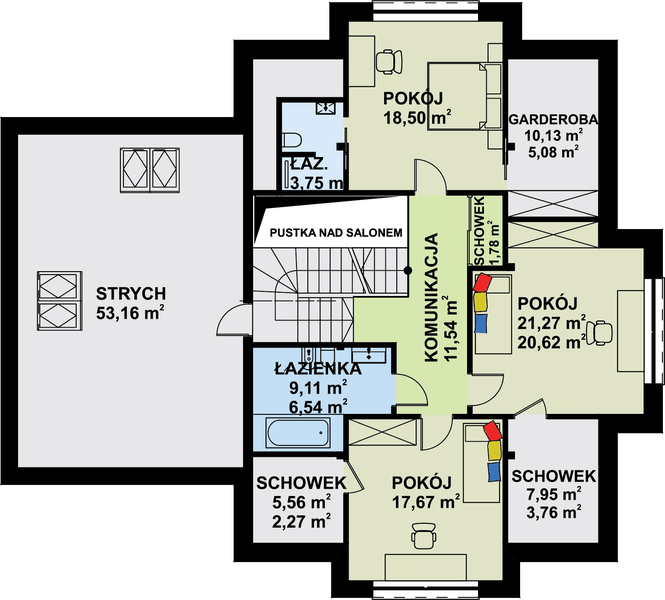 Poddasze projektu TK135