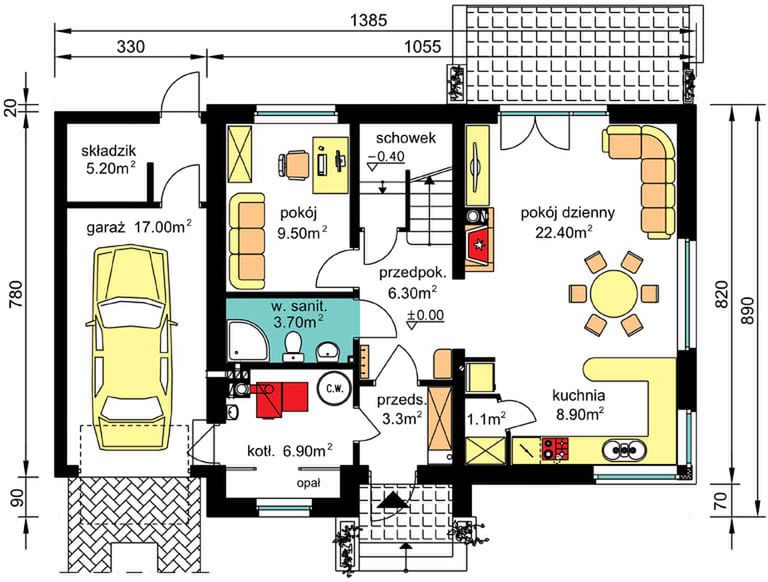 Parter projektu BW-36 wariant 2 (FL)