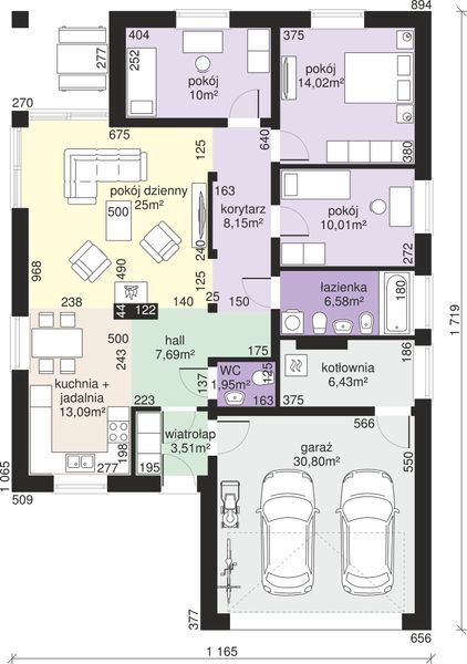 Parter projektu Dom przy Pastelowej 7 bis