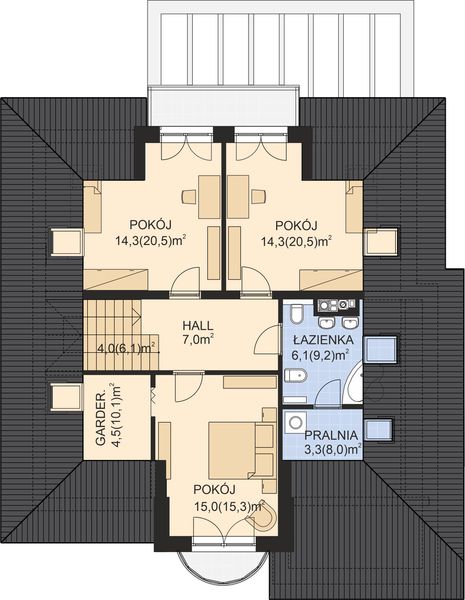 Poddasze projektu APS 164 New