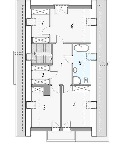 Poddasze projektu Antoni A