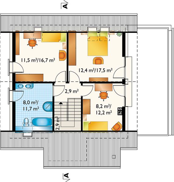Poddasze projektu Amelia 100 (1559)
