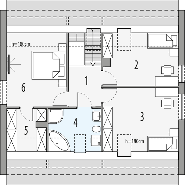 Poddasze projektu Cornelia