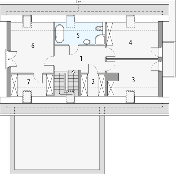 Poddasze projektu Antoni d