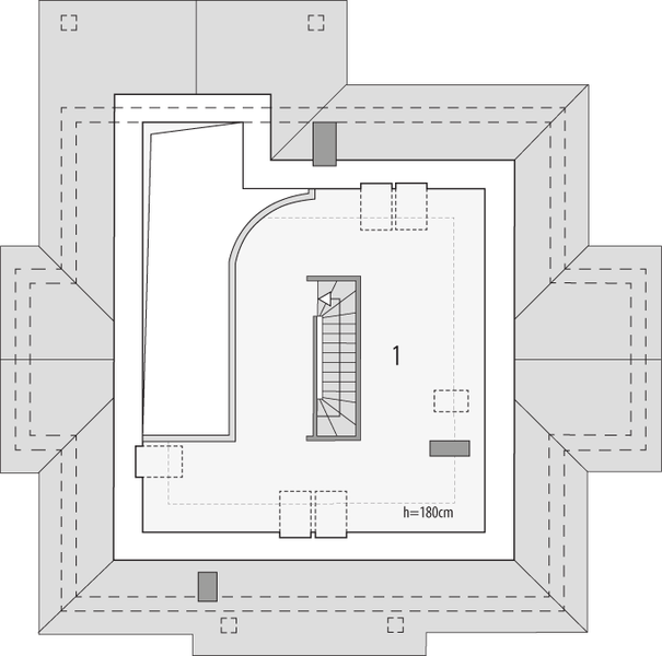 Poddasze projektu Arabella 1d