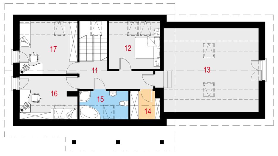 Poddasze projektu Gracilis I G2