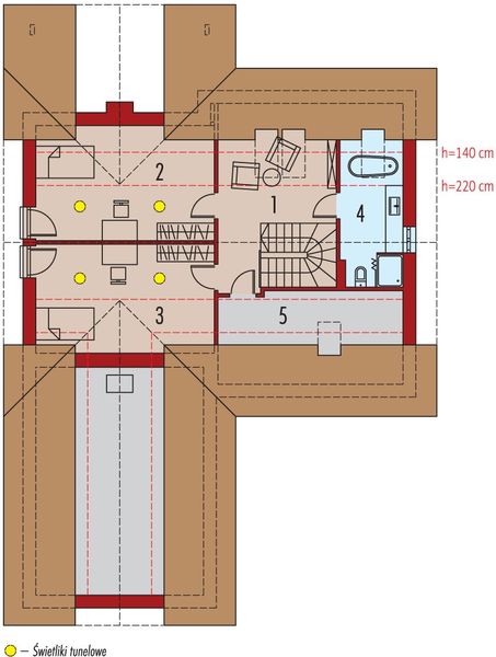 Poddasze projektu Simon II G2 energo