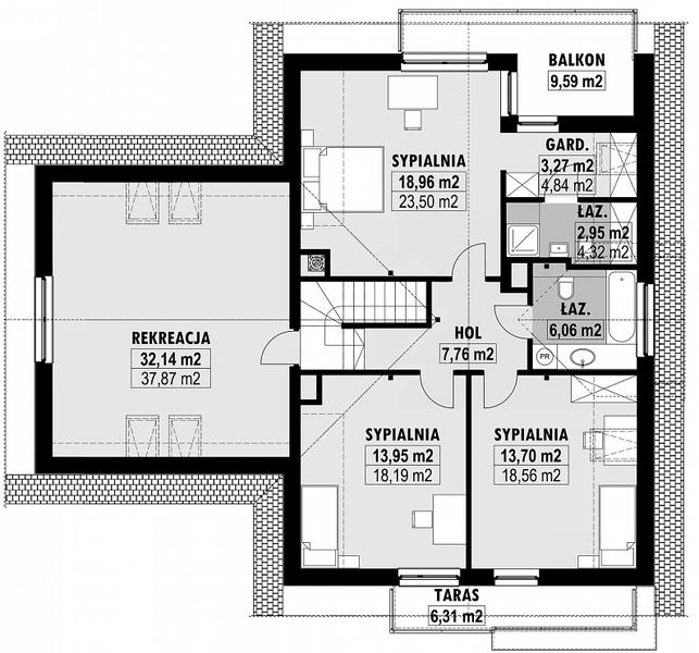 Poddasze projektu E-198