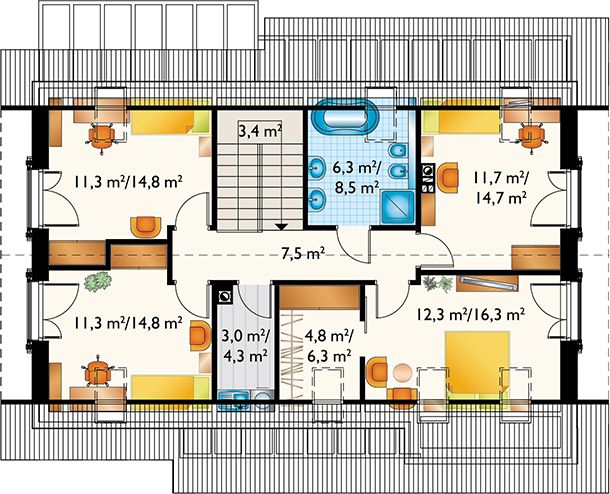Poddasze projektu Skarbek Polo (1578)