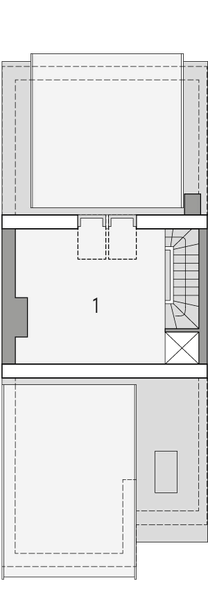 Poddasze projektu Erwin - bliźniak PLP
