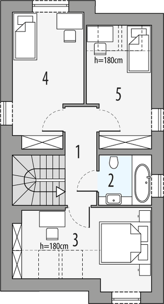 Poddasze projektu Emilia