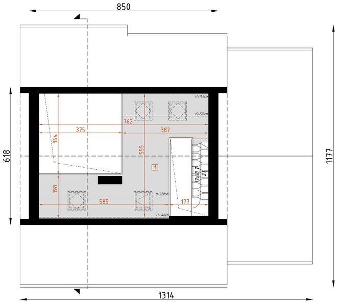Antresola projektu D288