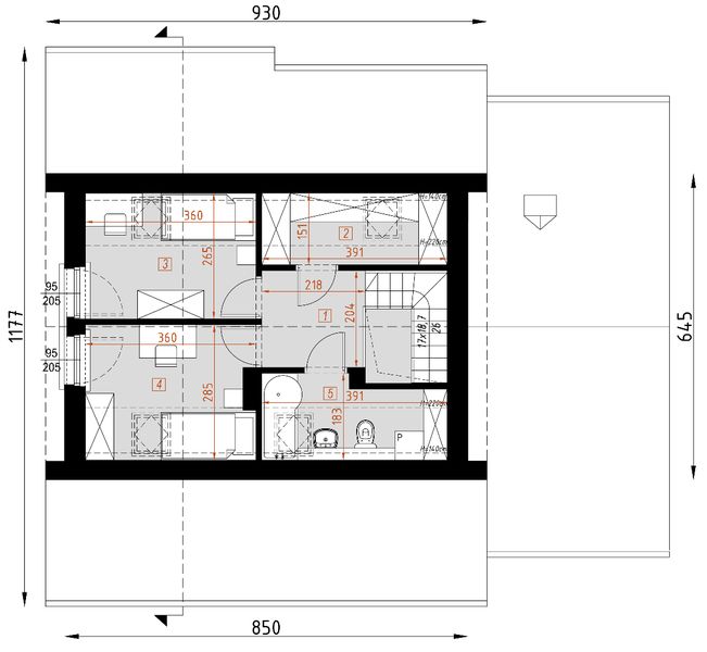 Poddasze projektu D289